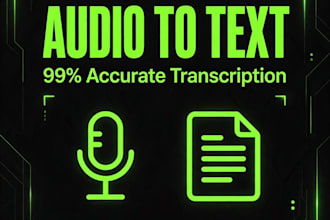 transcribe audio to text and edit ai transcript accurately