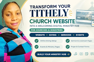 transform your tithely church website into a digital ministry hub