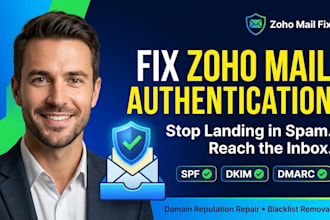 fix zoho mail authentication and domain reputation issues