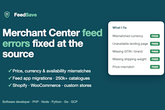 fix google merchant center product feed errors for shopify or woocommerce