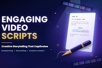 write engaging youtube scripts and stories