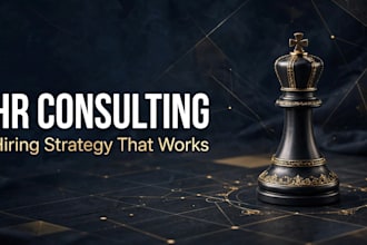 be your HR consultant for hiring strategy and recruitment