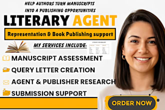 critique your manuscript and write a query letter for literary agent submission