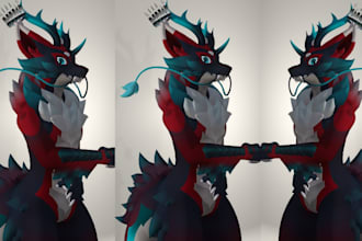 create furry vrchat avatar