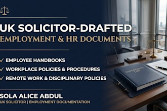 draft legally compliant workplace policies and procedures