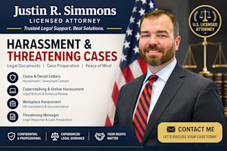 draft a workplace harassment complaint and HR grievance letter