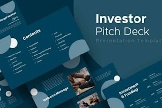 do powerpoint design, investor pitch deck, pitch deck design, canva presentation