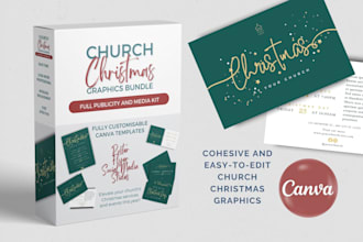 christmas church social media kit