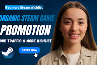 steam game promotion, steam game marketing, steam game wishlist