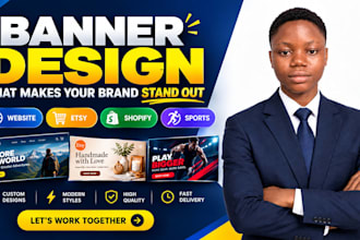 website banner, etsy shop banner, shopify shop banner , sport banner