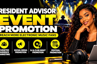 promote your resident advisor event to targeted music fans