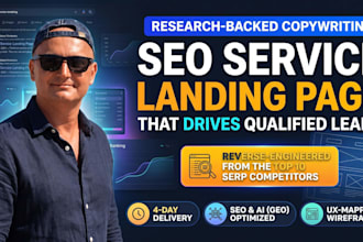 craft an SEO service page that drives qualified leads