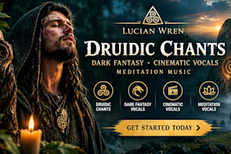 create custom druidic chants and dark fantasy vocals