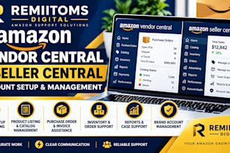 manage amazon vendor central seller central and brand accounts management
