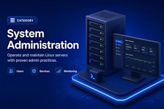 be your linux system administrator and manage your server