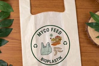 design eco friendly custom packaging and mycelium bioplastic