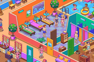 draw professional isometric pixel art, game environments, and tilesets