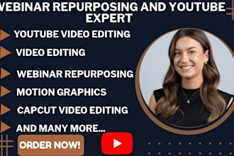 repurpose webinar into youtube videos shorts short form video editing