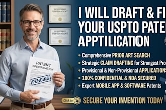 draft, research, and file your uspto patent application