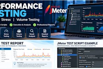 perform professional performance testing using jmeter