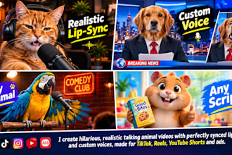 create funny ai talking animal videos with voiceovers