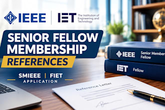 help you secure ieee senior references for your application