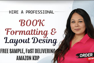 do book formatting, paperback formatting and book layout design