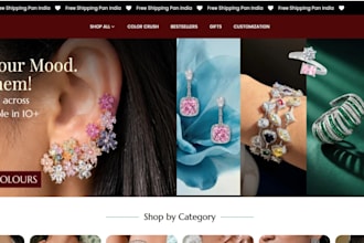 design and re deisgn shopify and dropshipping websites