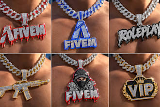 create fully iced, optimise and game ready fivem chain