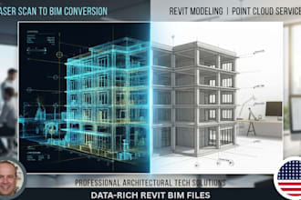 convert point cloud to revit bim model and as built model