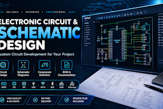 create electronic circuit schematic and circuit diagrams for pcb project