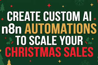 create custom ai n8n automations to scale your christmas sales