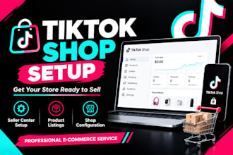 setup tiktok shop, tiktok shop seller center and product listing