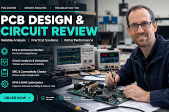design, assemble, and test custom pcbs for embedded and iot devices