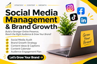 be your social media manager and brand growth strategist