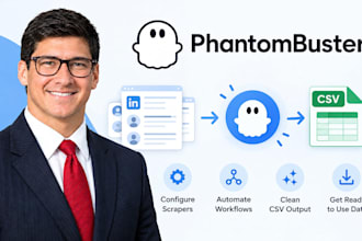 configure phantombuster automation scrapers clean  phantombuster CSV output