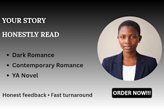 beta read your dark romance, contemporary romance and ya novel