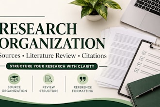 organize research sources and format citations