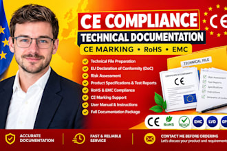 prepare and review ce compliance, eu documentation for eu product certification
