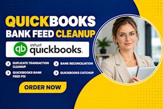 clean up quickbooks online duplicate transactions and fix all bank feeds