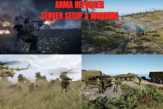 install arma reforger mods and configure dedicated server with scripts