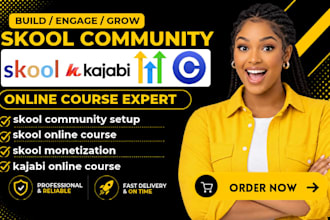 setup skool community skool course content circle so ghl kajabi online course