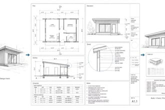 draft architectural plans, construction drawings, 2d autocad blueprints