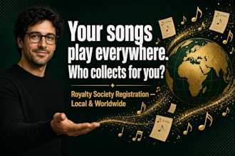 register your songs with the right royalty society in your country