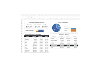 create an excel dashboard and business reports