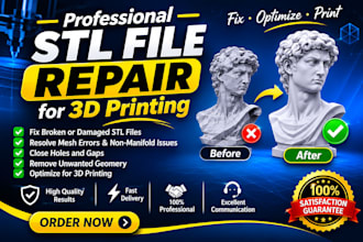 repair broken stl files for 3d printing
