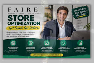set up and optimize your faire wholesale store and product listings