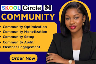 audit, setup, manage and monetize skool, circle so, mighty networks communities