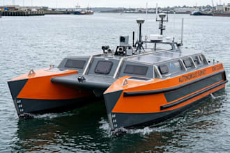 create autonomous survey boat and marine equipment layouts