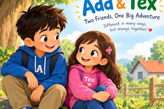 create children book illustrations using ai, picture book